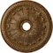 Ekena Millwork Tomango Egg & Dart Medallion (Canopies up to 6 3/4"), 27 7/8"OD x 3 7/8"ID x 2 1/2"P, Smokey Topaz CM27TOSTC - alternate 1